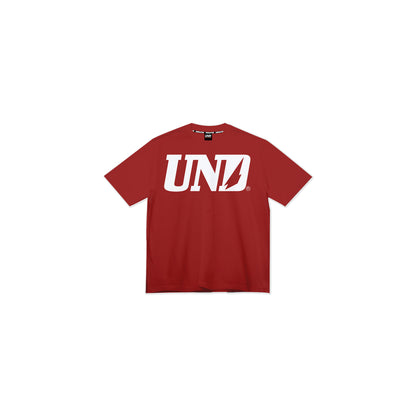 UND Logo Rose Tee in Red