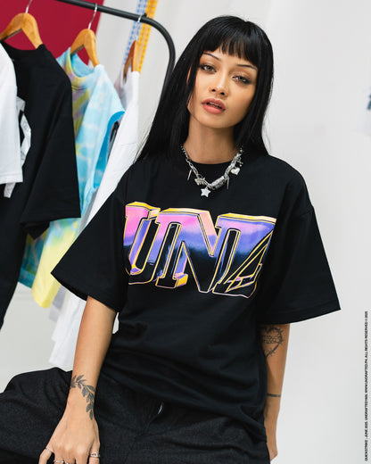 Iridescent Tee in Black