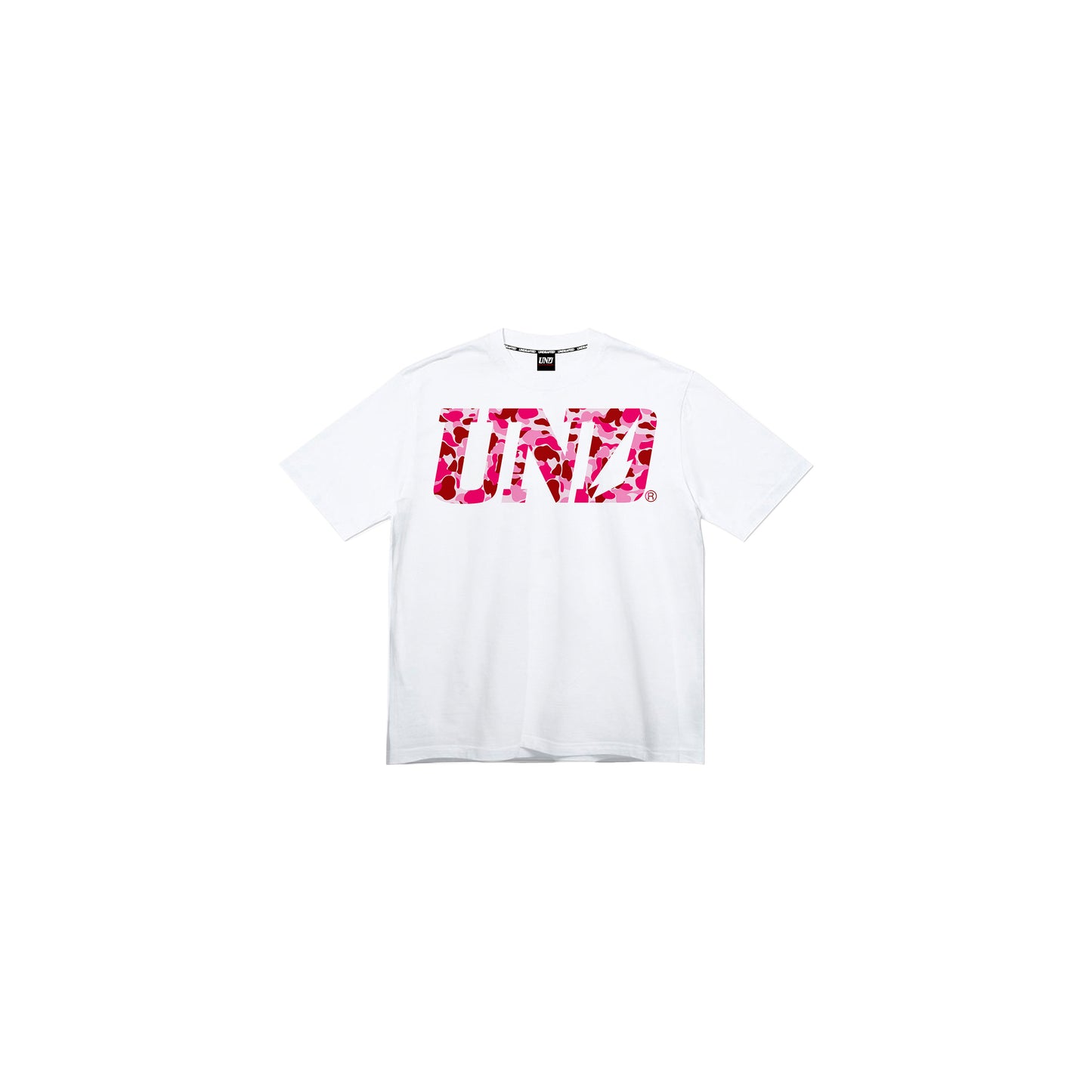 UND LOGO Pink Camou in White