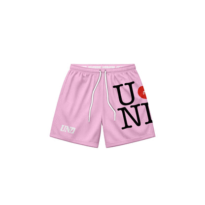 Apple Baggy Mesh Shorts PINK