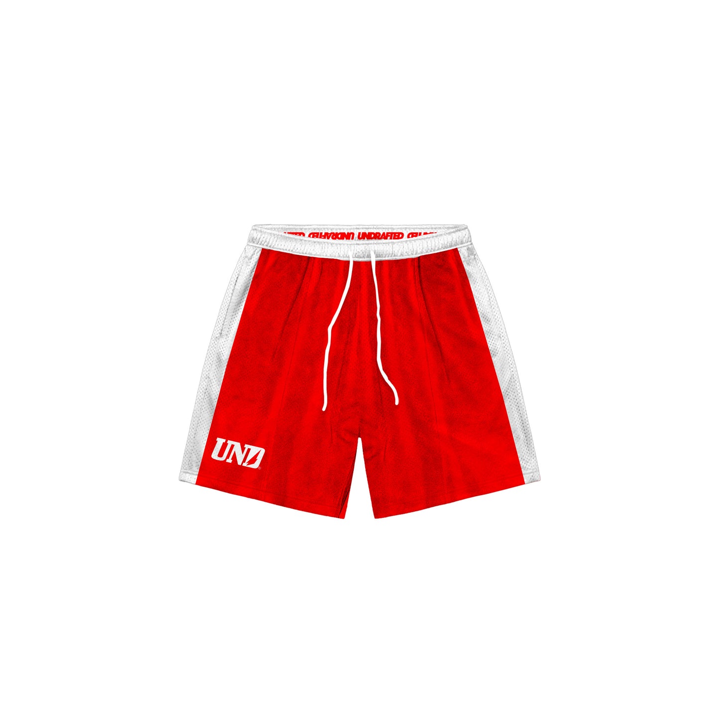 Red Velvet Baggy Mesh Shorts