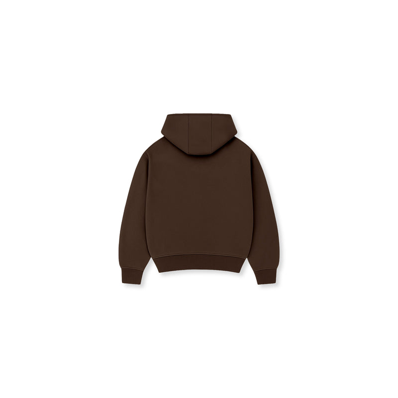 YANK BLING Full-zip Hoodie Brown