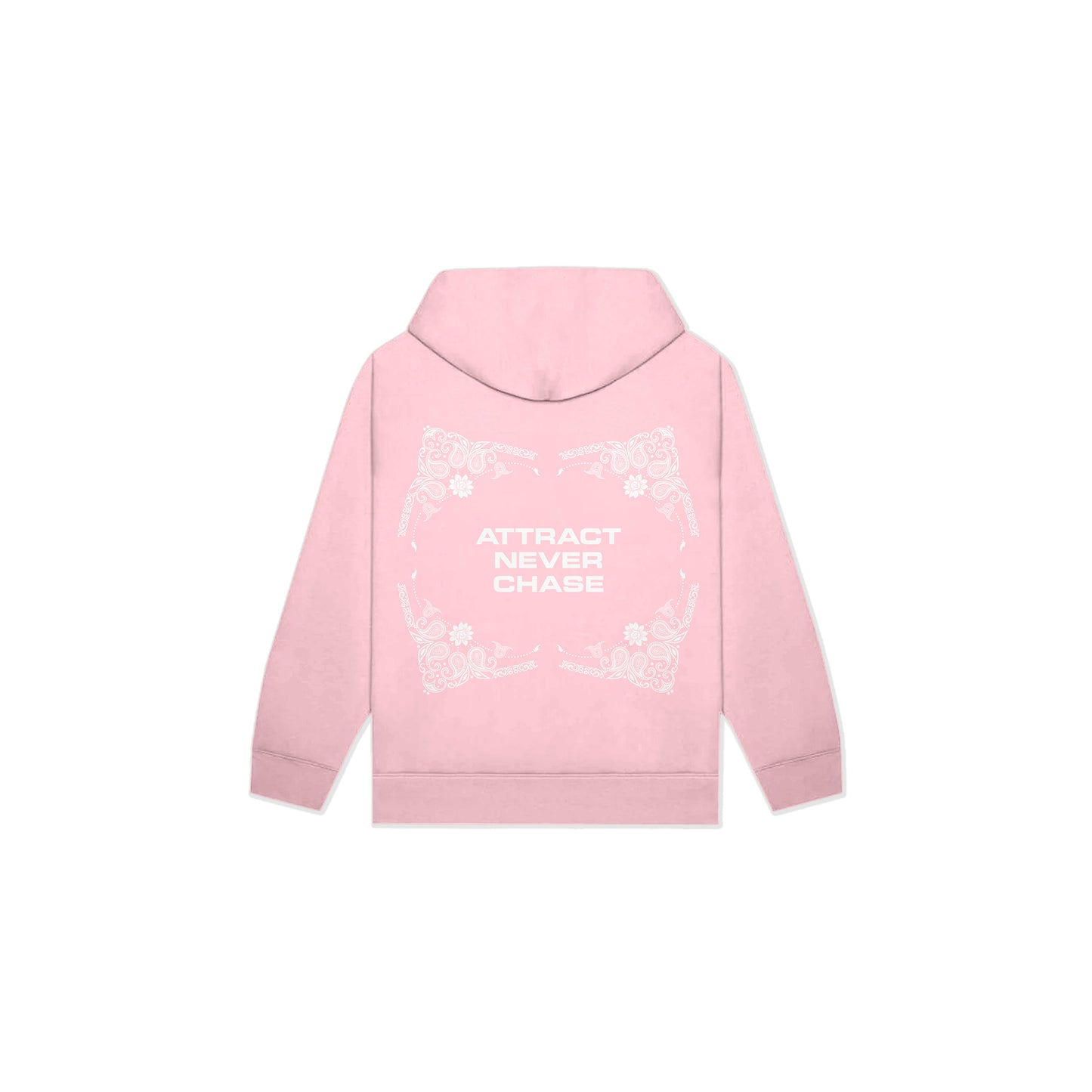 Paisley Zip-Up Hoodie Flamingo