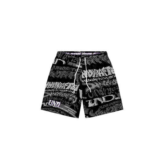 GOLD Fonts Baggy Mesh Shorts