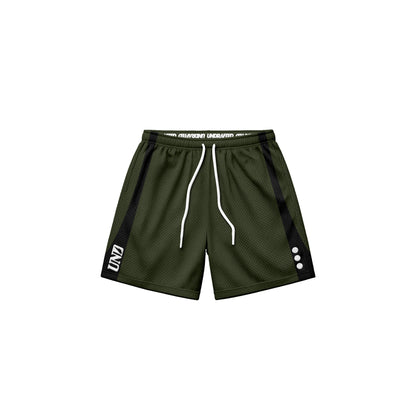 FUNDA athlētikós Baggy Mesh Shorts in Green