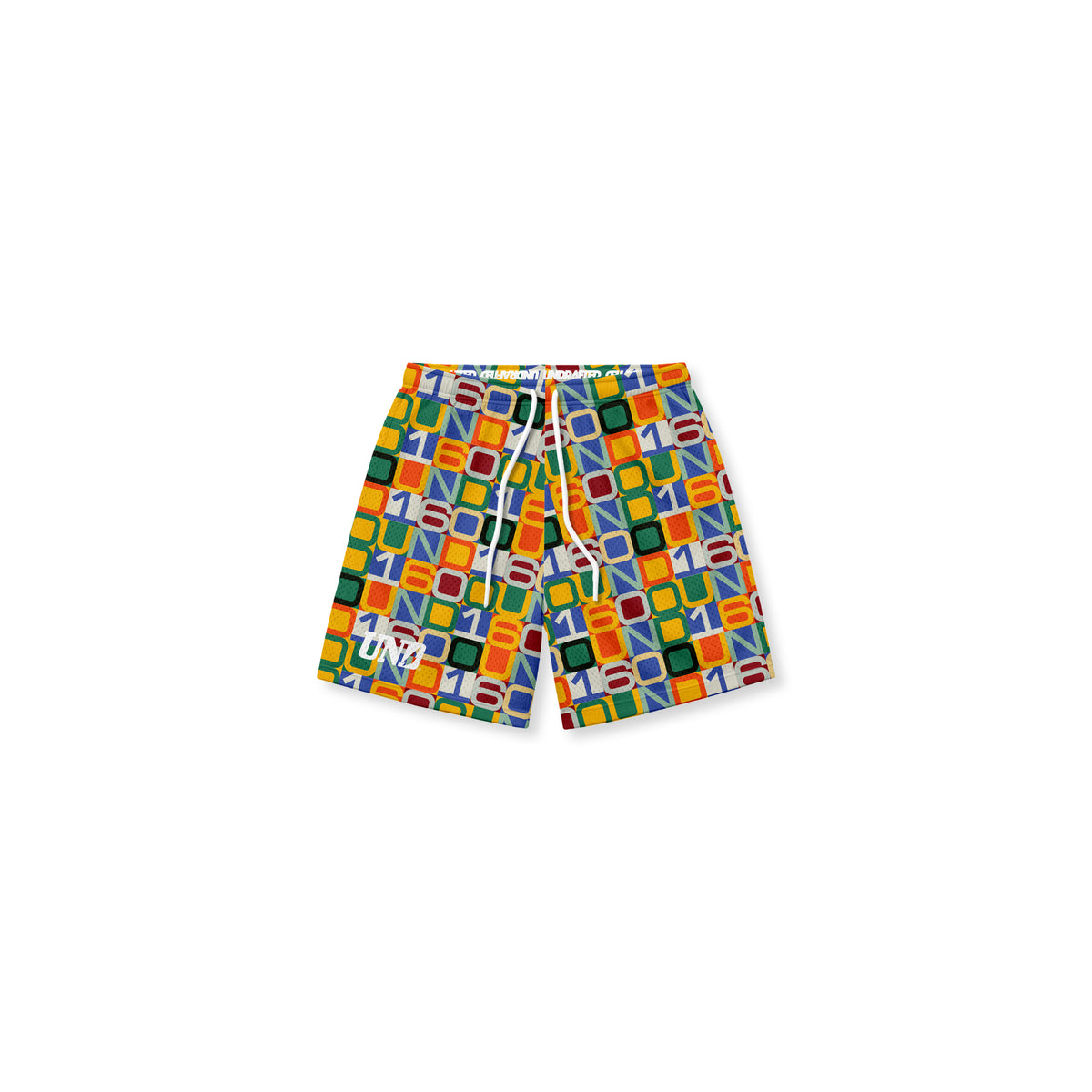 Scrabble Baggy Mesh Shorts