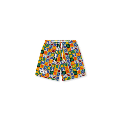 Scrabble Baggy Mesh Shorts