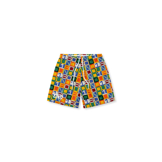 Scrabble Baggy Mesh Shorts