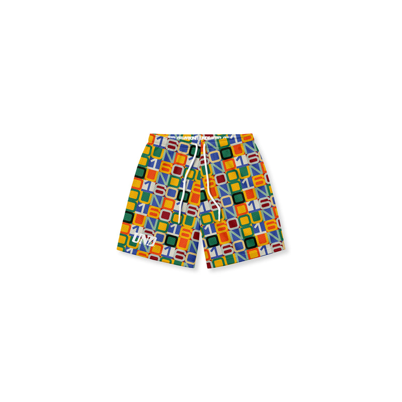 Scrabble Baggy Mesh Shorts