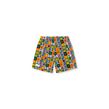 Scrabble Baggy Mesh Shorts