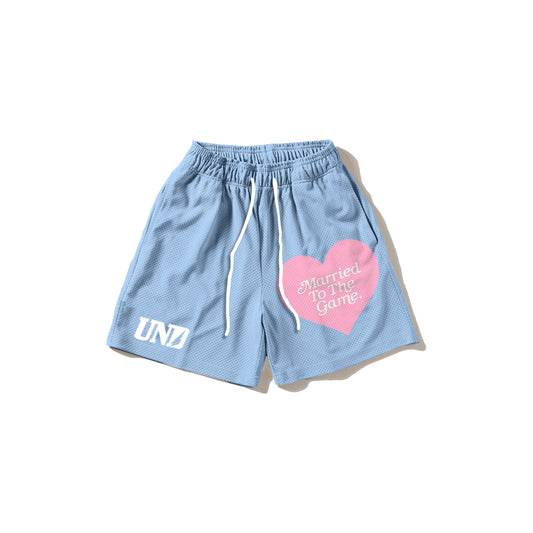 M2G Powder Blue Mesh Shorts
