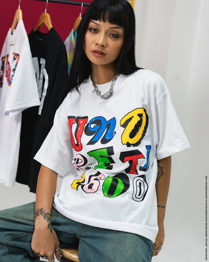 Fancy Tee in White