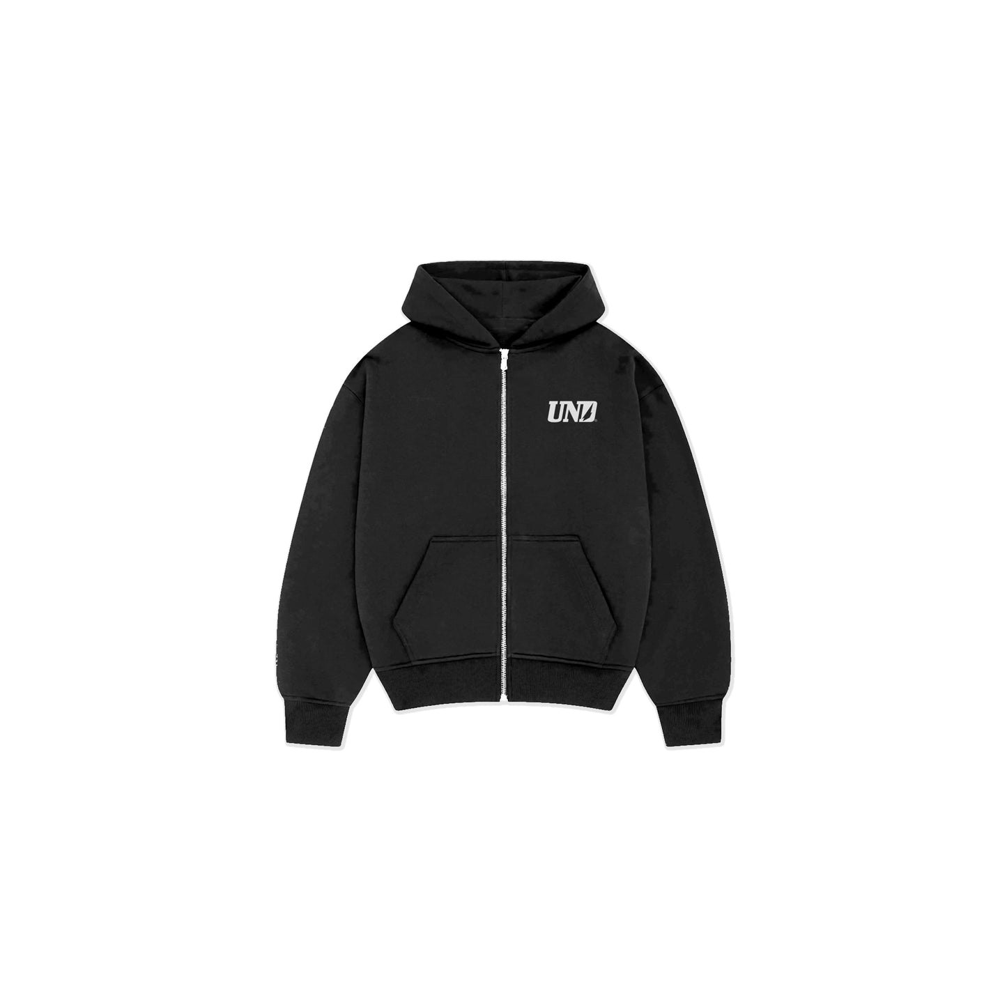 BIGO Zip Up Hoodie in Black